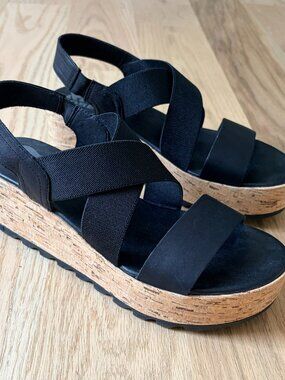 Sorel Cameron Slingback Leather Sandal